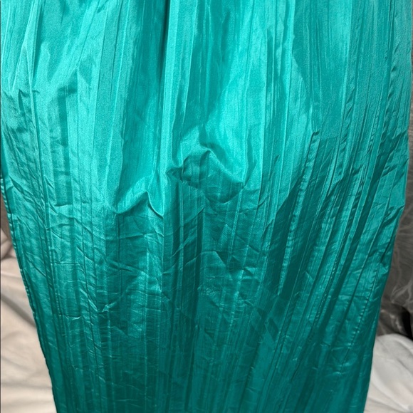 Ramy Brook Teal Halter Smocked Waist Midi Dress XS - Picture 8 of 8